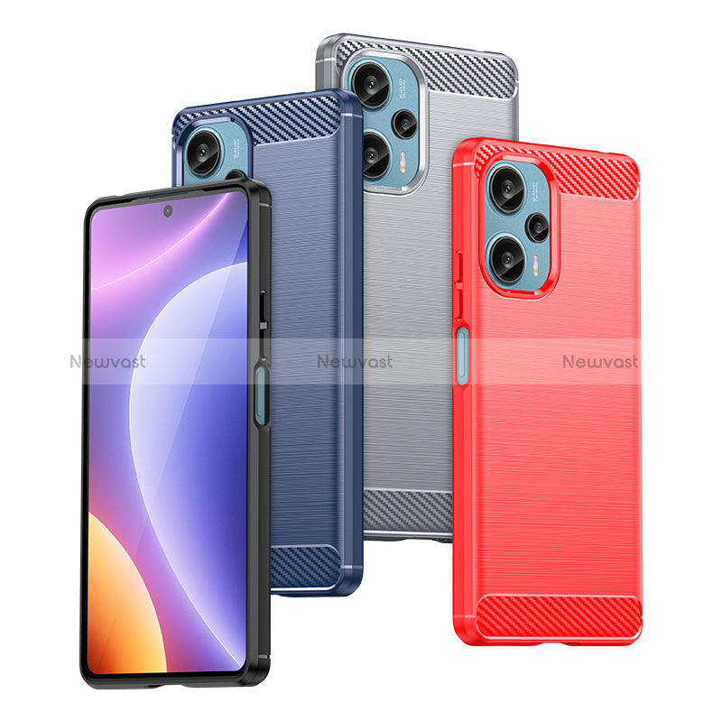 Silicone Candy Rubber TPU Line Soft Case Cover MF1 for Xiaomi Poco F5 5G