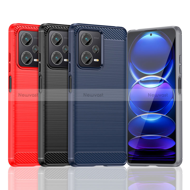Silicone Candy Rubber TPU Line Soft Case Cover MF1 for Xiaomi Redmi Note 12 Explorer