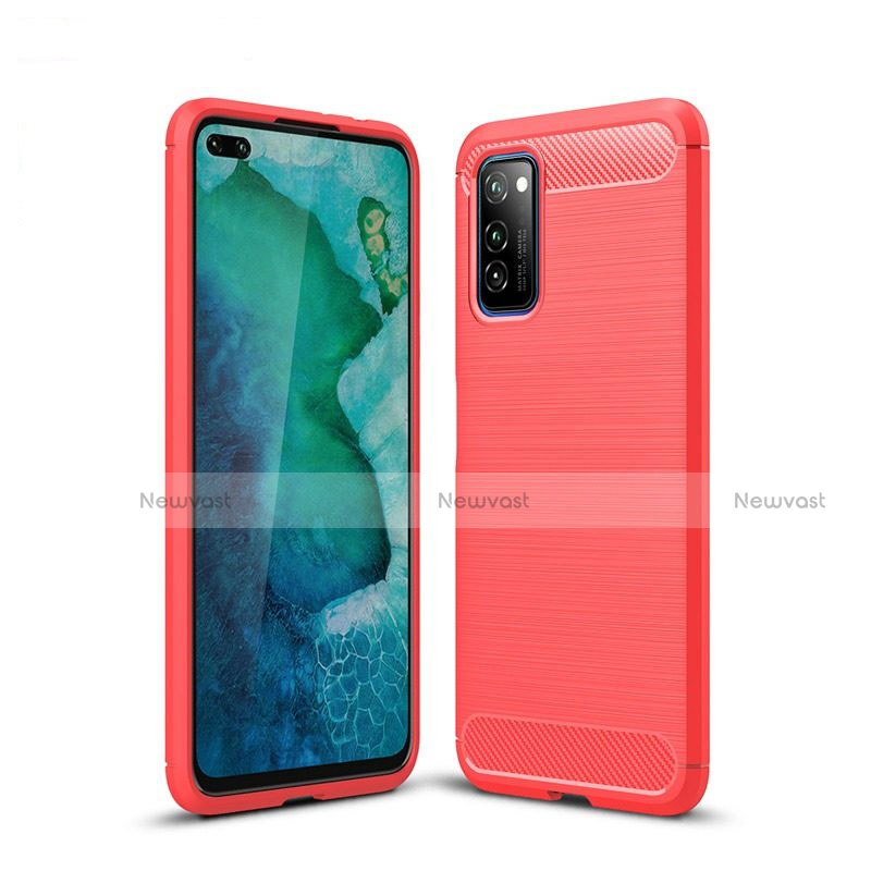 Silicone Candy Rubber TPU Line Soft Case Cover S01 for Huawei Honor V30 5G