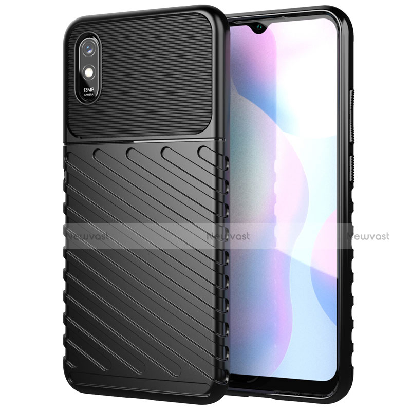 Silicone Candy Rubber TPU Line Soft Case Cover S01 for Xiaomi Redmi 9AT