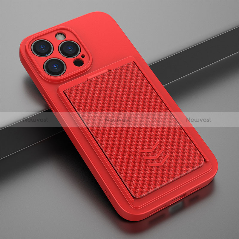 Silicone Candy Rubber TPU Soft Case Cover KC1 for Apple iPhone 15 Pro