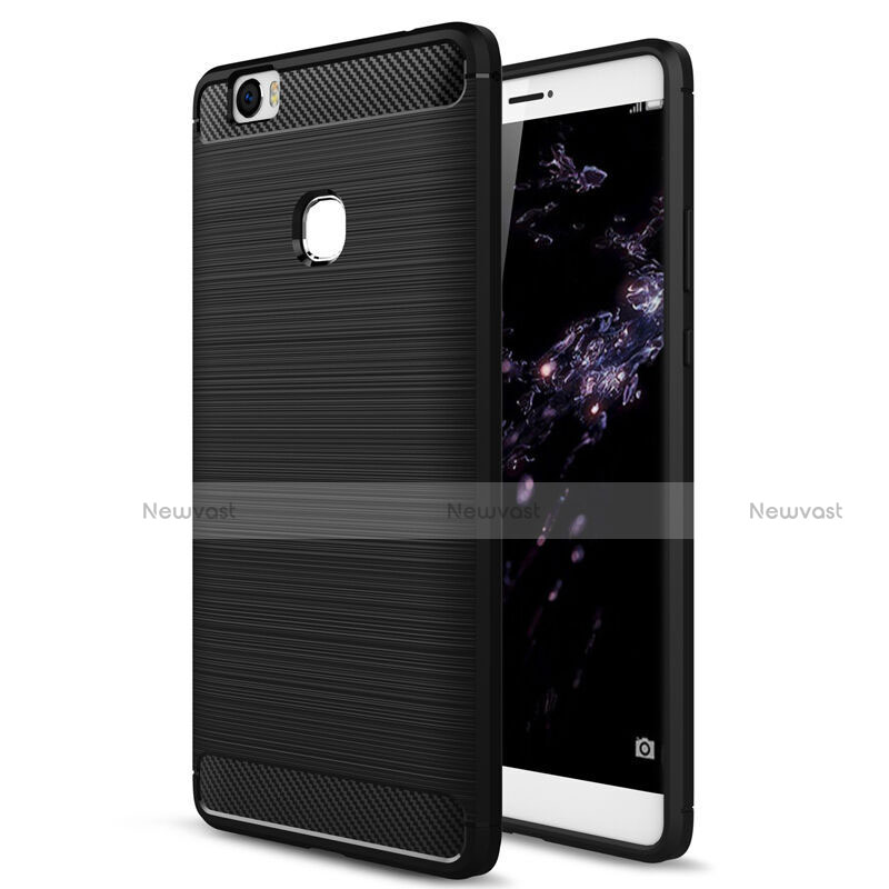 Silicone Candy Rubber TPU Soft Case for Huawei Honor Note 8 Black