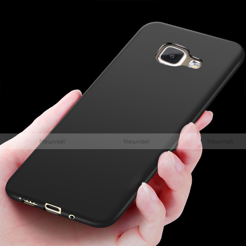 Silicone Candy Rubber TPU Soft Case for Samsung Galaxy A9 (2016) A9000 Black