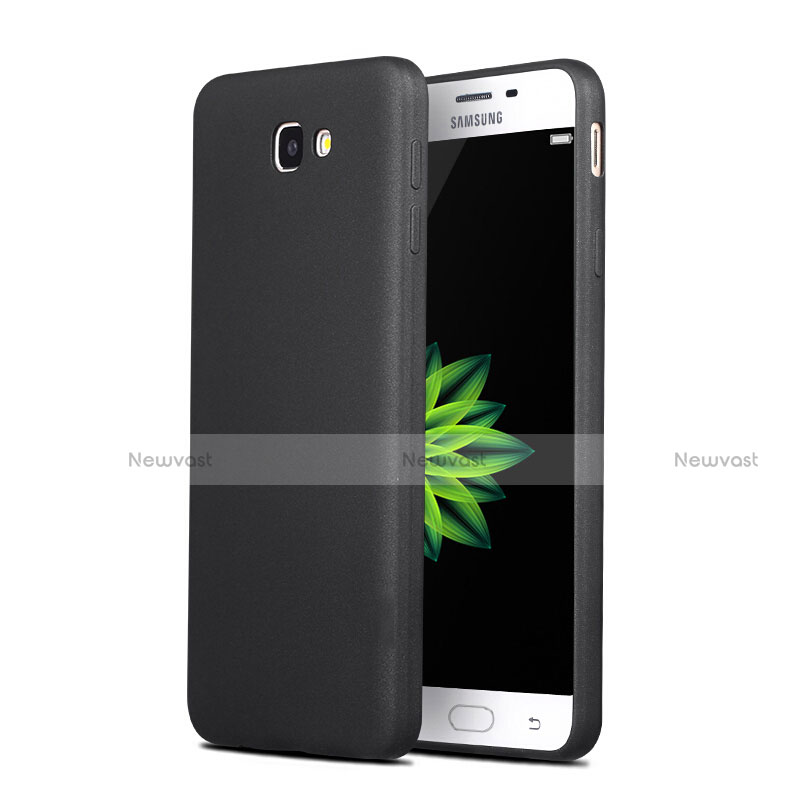 Silicone Candy Rubber TPU Soft Case for Samsung Galaxy J7 Prime Black