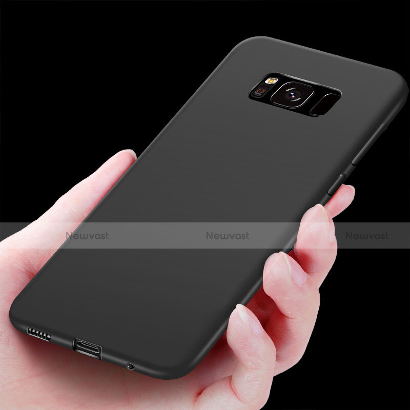 Silicone Candy Rubber TPU Soft Case for Samsung Galaxy S8 Black