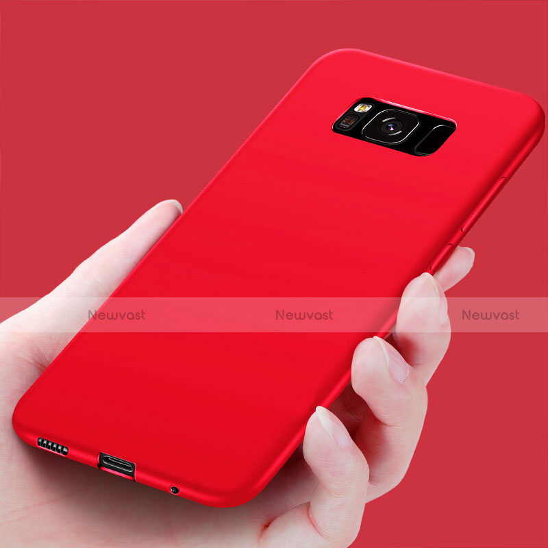 Silicone Candy Rubber TPU Soft Case for Samsung Galaxy S8 Plus Red