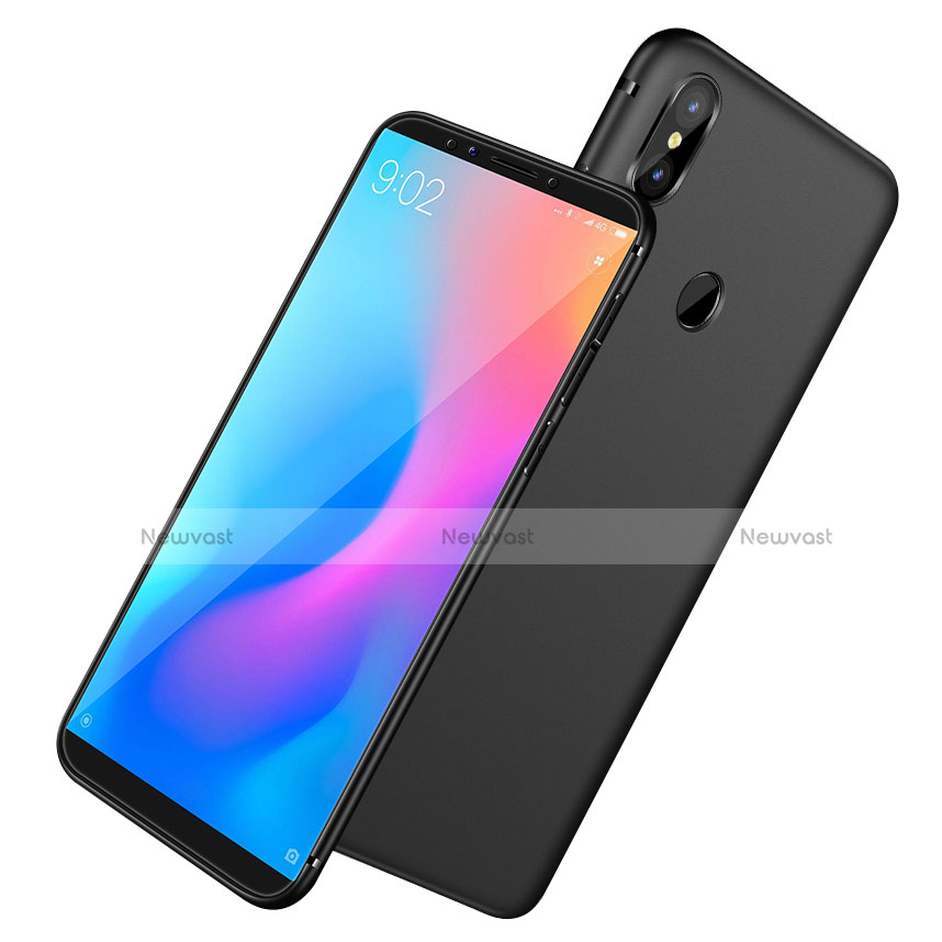 Silicone Candy Rubber TPU Soft Case for Xiaomi Mi A2 Black