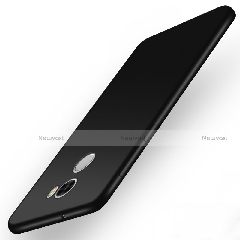 Silicone Candy Rubber TPU Soft Case for Xiaomi Redmi 4 Standard Edition Black