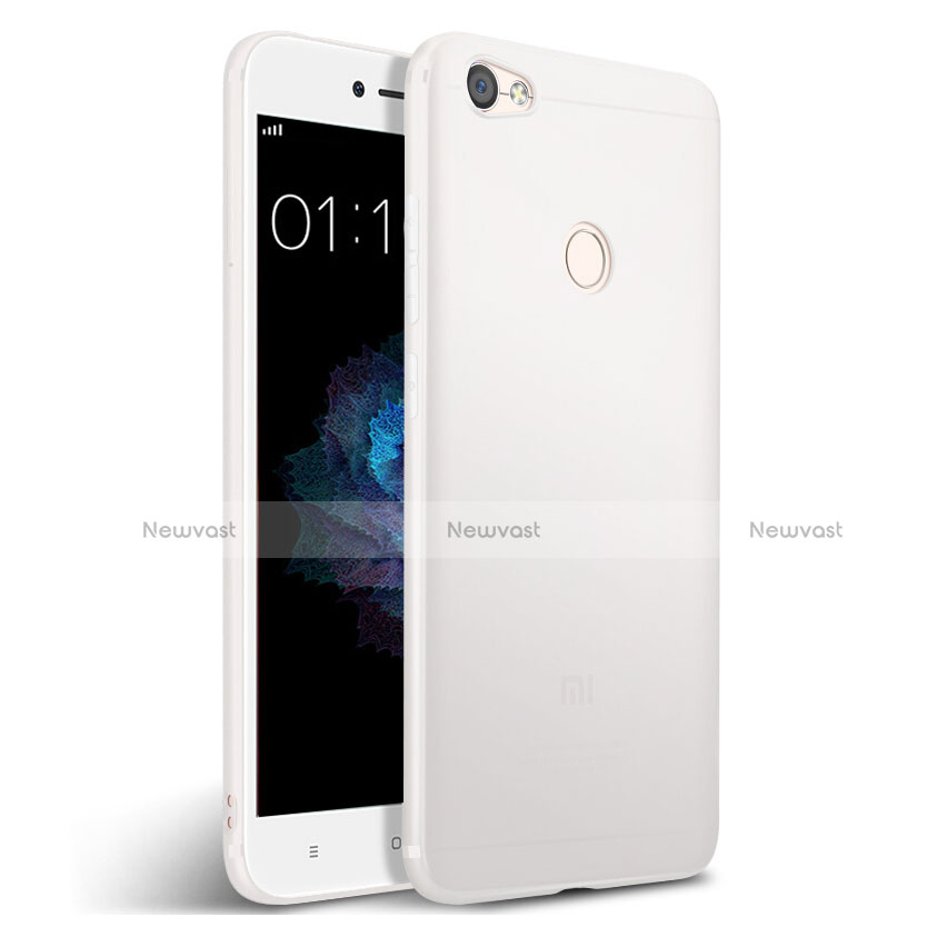 Silicone Candy Rubber TPU Soft Case for Xiaomi Redmi Note 5A Prime White