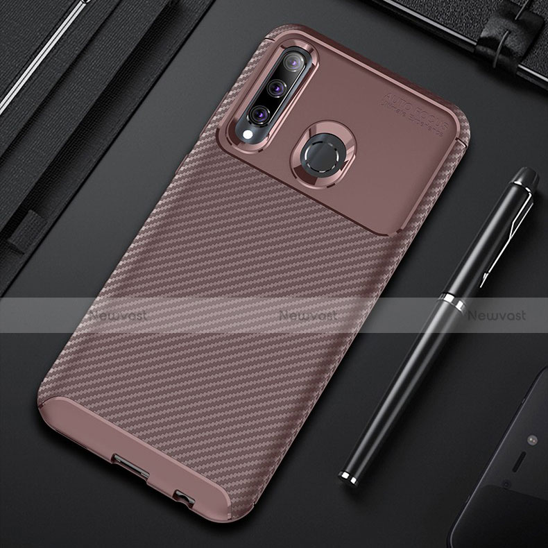 Silicone Candy Rubber TPU Twill Soft Case Cover for Huawei Enjoy 9s