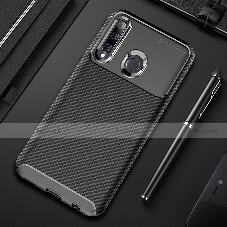 Silicone Candy Rubber TPU Twill Soft Case Cover for Huawei P Smart+ Plus (2019)