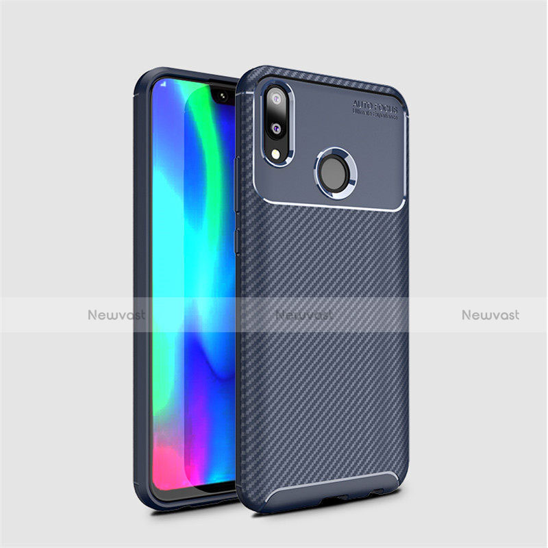 Silicone Candy Rubber TPU Twill Soft Case Cover for Huawei Y7 Pro (2019)