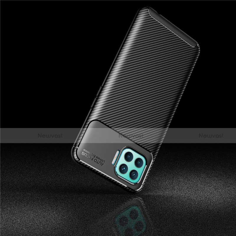 Silicone Candy Rubber TPU Twill Soft Case Cover for Oppo Reno4 F