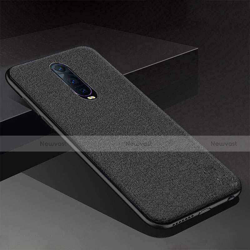 Silicone Candy Rubber TPU Twill Soft Case Cover for Oppo RX17 Pro