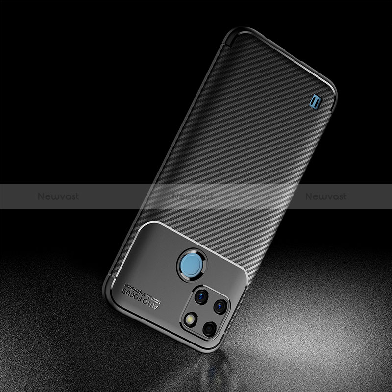 Silicone Candy Rubber TPU Twill Soft Case Cover for Realme C25Y