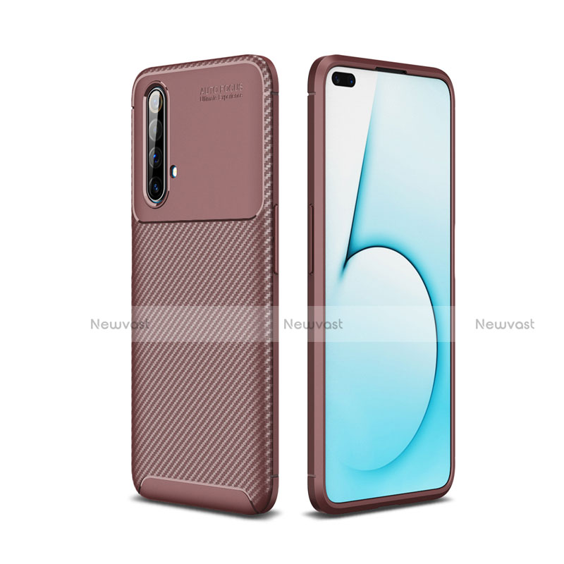 Silicone Candy Rubber TPU Twill Soft Case Cover for Realme X50t 5G