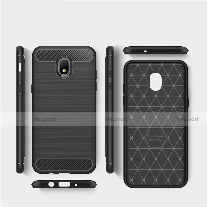 Silicone Candy Rubber TPU Twill Soft Case Cover for Samsung Galaxy J3 Star