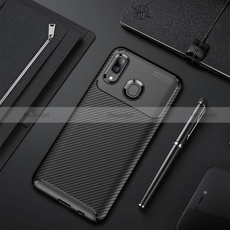 Silicone Candy Rubber TPU Twill Soft Case Cover for Samsung Galaxy M10S