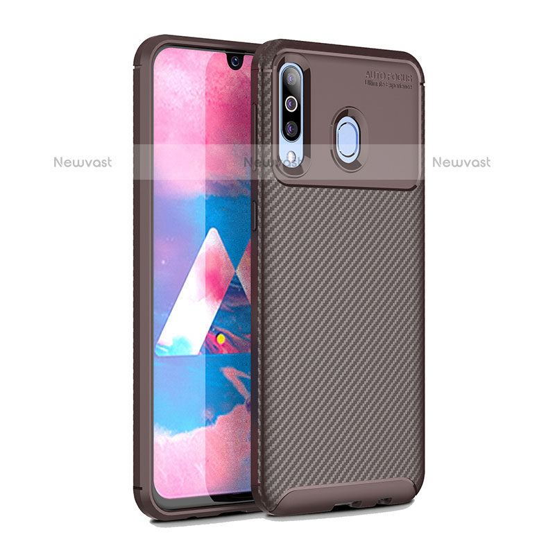 Silicone Candy Rubber TPU Twill Soft Case Cover for Samsung Galaxy M30