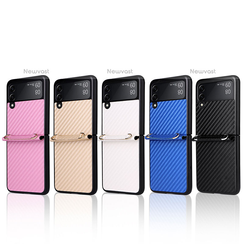 Silicone Candy Rubber TPU Twill Soft Case Cover for Samsung Galaxy Z Flip3 5G