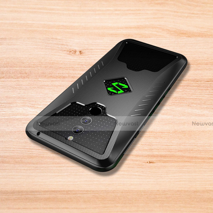 Silicone Candy Rubber TPU Twill Soft Case Cover for Xiaomi Black Shark Helo Black