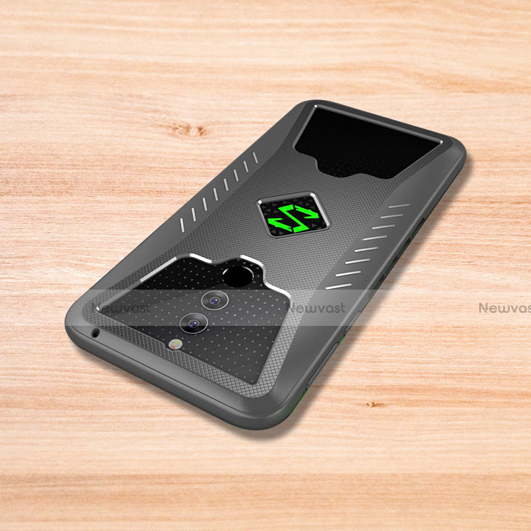 Silicone Candy Rubber TPU Twill Soft Case Cover for Xiaomi Black Shark Helo Gray