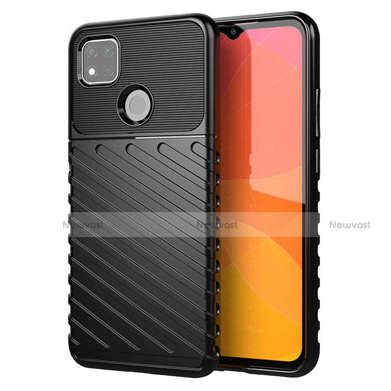 Silicone Candy Rubber TPU Twill Soft Case Cover for Xiaomi Redmi 9C NFC