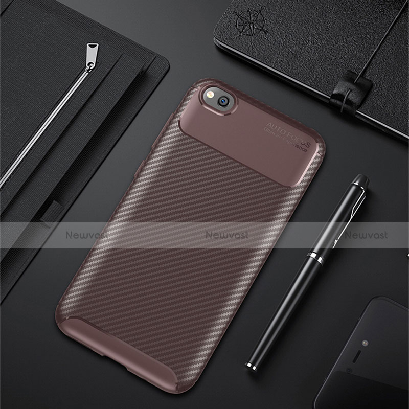 Silicone Candy Rubber TPU Twill Soft Case Cover for Xiaomi Redmi Go