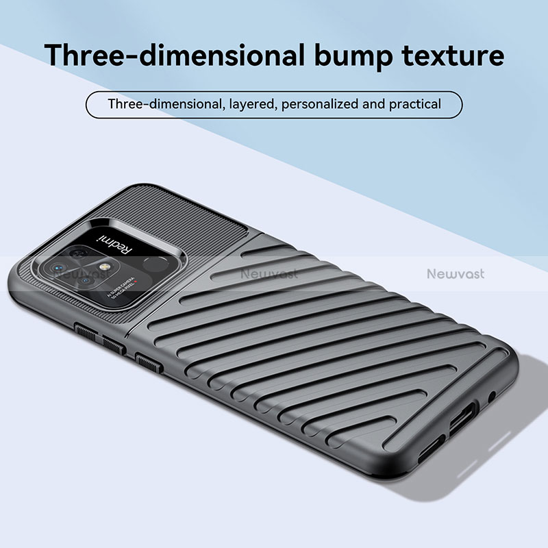 Silicone Candy Rubber TPU Twill Soft Case Cover MF1 for Xiaomi Poco C40