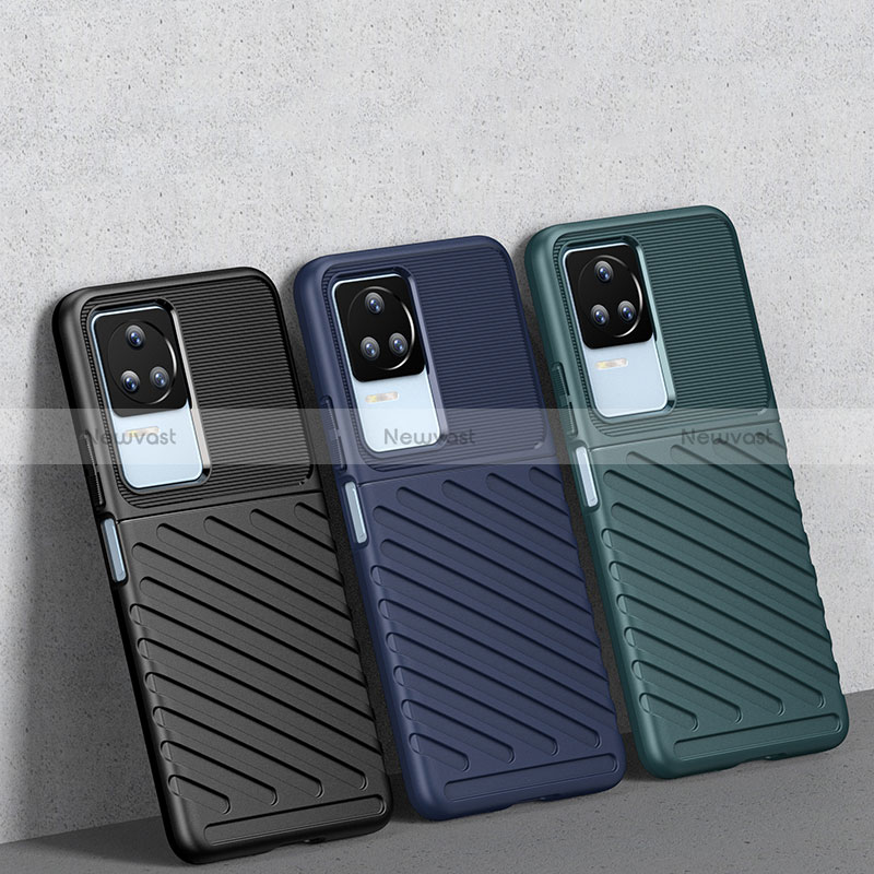 Silicone Candy Rubber TPU Twill Soft Case Cover MF1 for Xiaomi Redmi K40S 5G