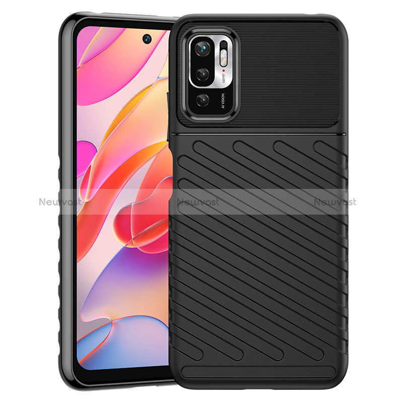 Silicone Candy Rubber TPU Twill Soft Case Cover MF1 for Xiaomi Redmi Note 10 JE 5G