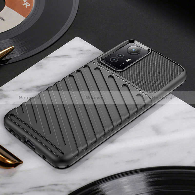 Silicone Candy Rubber TPU Twill Soft Case Cover MF1 for Xiaomi Redmi Note 12S