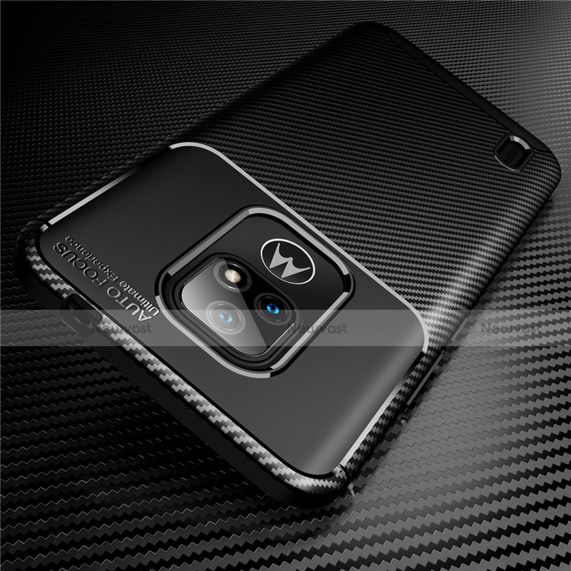 Silicone Candy Rubber TPU Twill Soft Case Cover S01 for Motorola Moto E7 (2020)