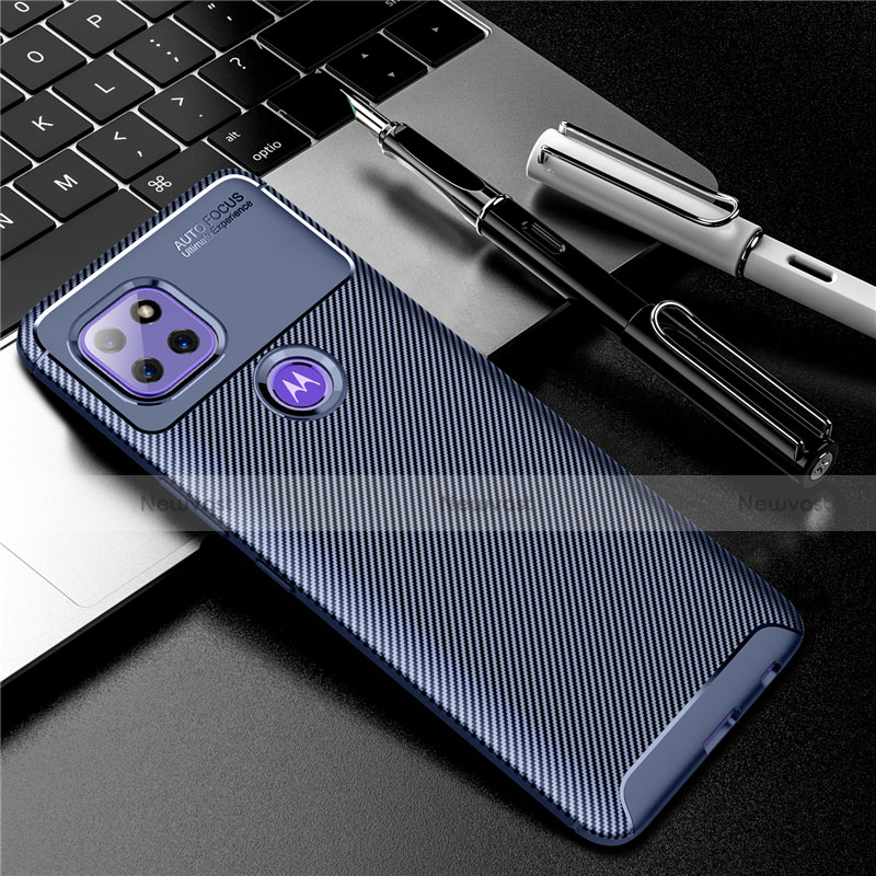 Silicone Candy Rubber TPU Twill Soft Case Cover S01 for Motorola Moto G 5G