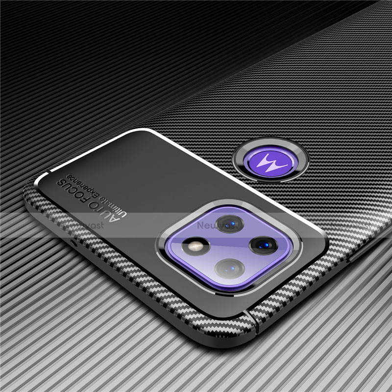 Silicone Candy Rubber TPU Twill Soft Case Cover S01 for Motorola Moto G 5G