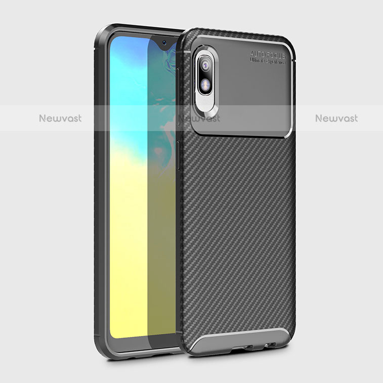 Silicone Candy Rubber TPU Twill Soft Case Cover S01 for Samsung Galaxy A10e