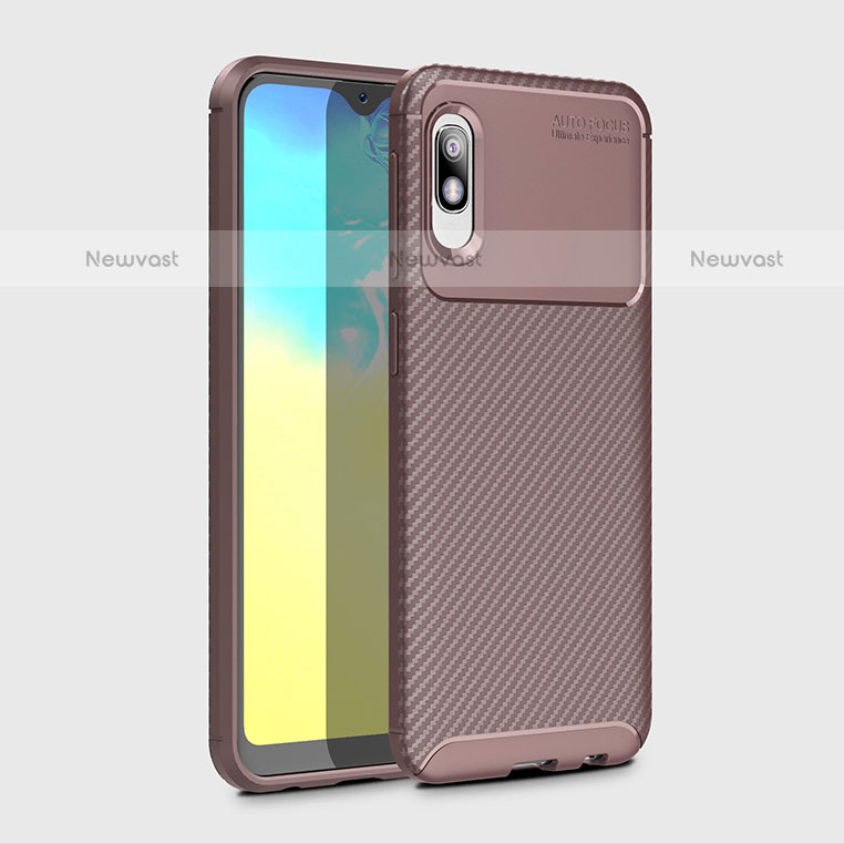 Silicone Candy Rubber TPU Twill Soft Case Cover S01 for Samsung Galaxy A10e