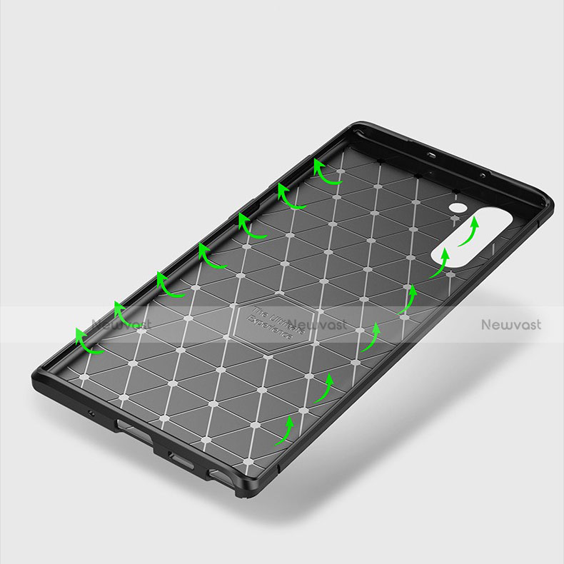 Silicone Candy Rubber TPU Twill Soft Case Cover S01 for Samsung Galaxy Note 10