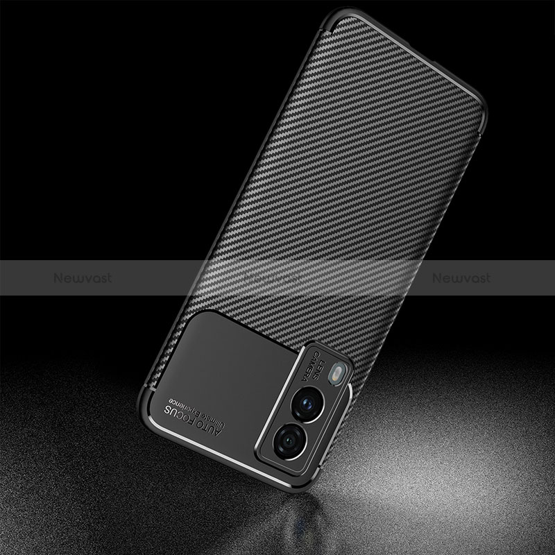 Silicone Candy Rubber TPU Twill Soft Case Cover S01 for Vivo V21e 5G