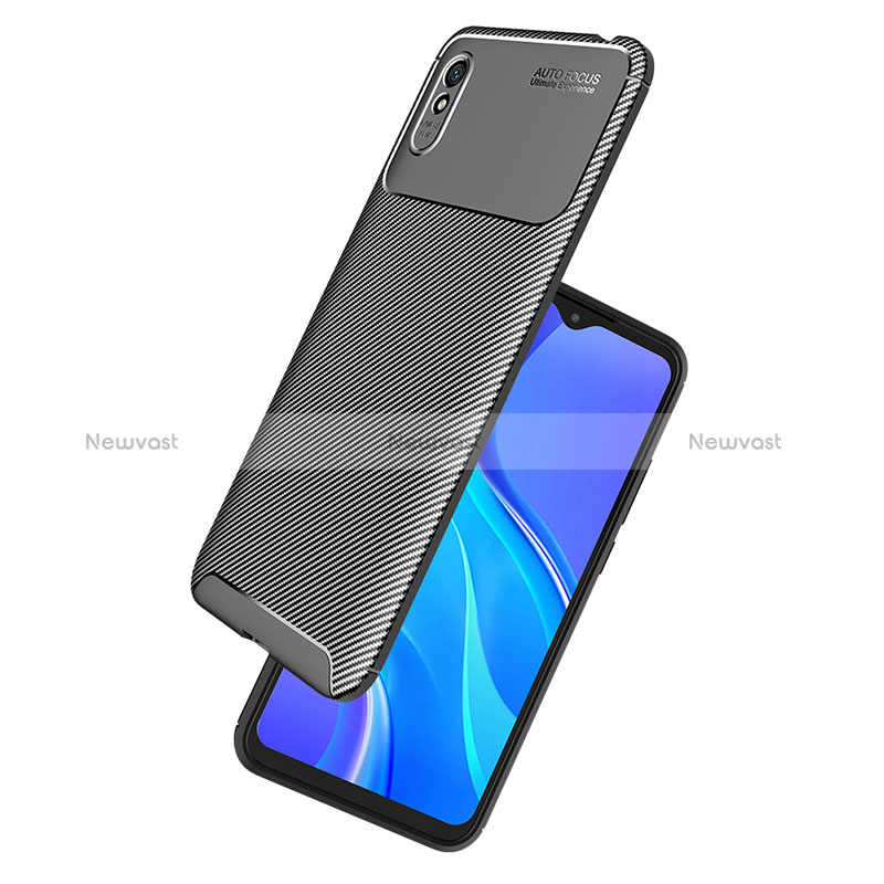 Silicone Candy Rubber TPU Twill Soft Case Cover S01 for Xiaomi Redmi 9AT