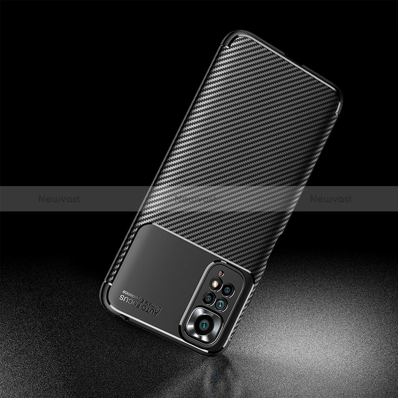 Silicone Candy Rubber TPU Twill Soft Case Cover S01 for Xiaomi Redmi Note 11S 4G