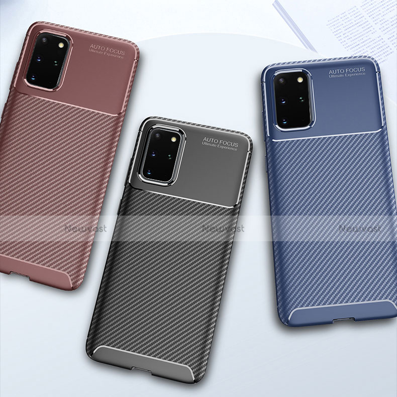 Silicone Candy Rubber TPU Twill Soft Case Cover S02 for Samsung Galaxy S20 Plus