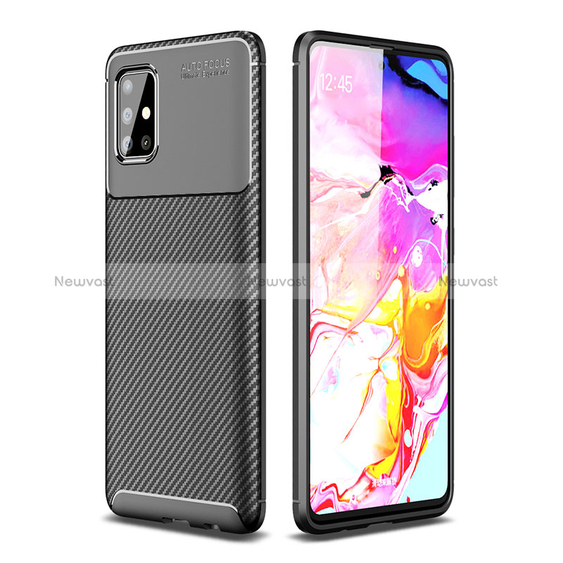 Silicone Candy Rubber TPU Twill Soft Case Cover WL1 for Samsung Galaxy A51 5G