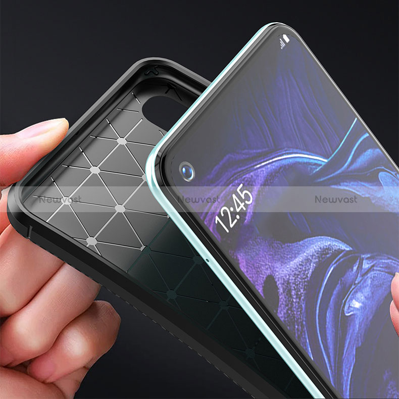 Silicone Candy Rubber TPU Twill Soft Case Cover WL1 for Samsung Galaxy A60