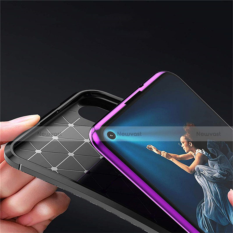 Silicone Candy Rubber TPU Twill Soft Case Cover Y01 for Huawei Honor 20 Pro