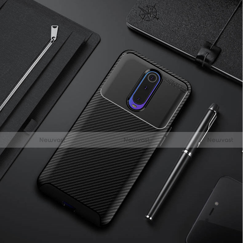 Silicone Candy Rubber TPU Twill Soft Case Cover Y01 for Oppo R17 Pro