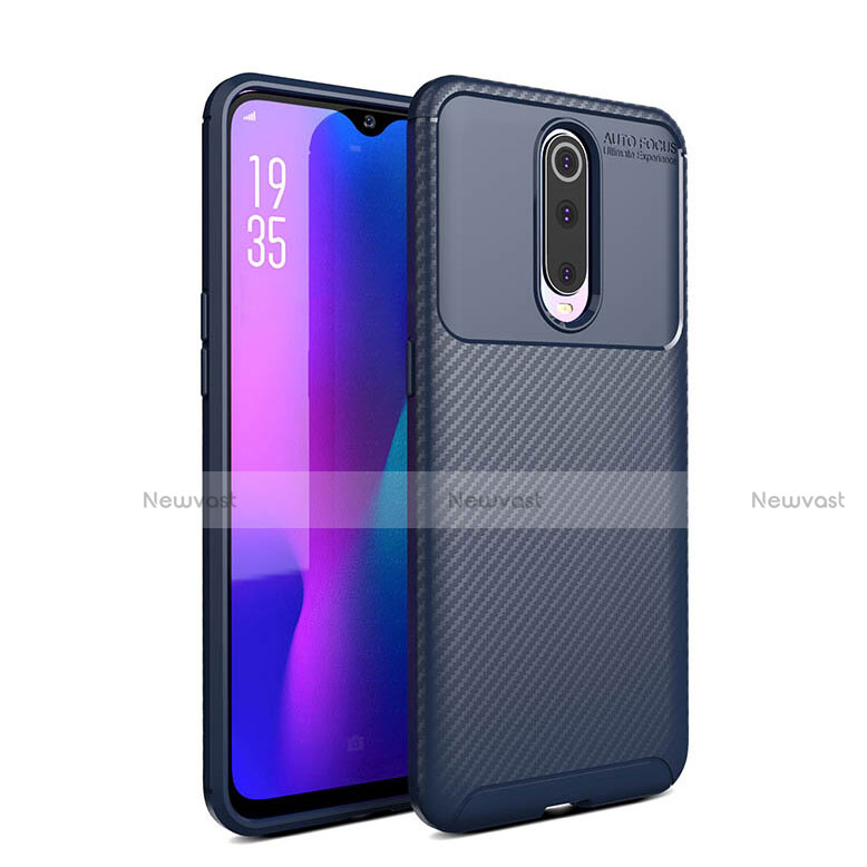 Silicone Candy Rubber TPU Twill Soft Case Cover Y02 for Oppo RX17 Pro