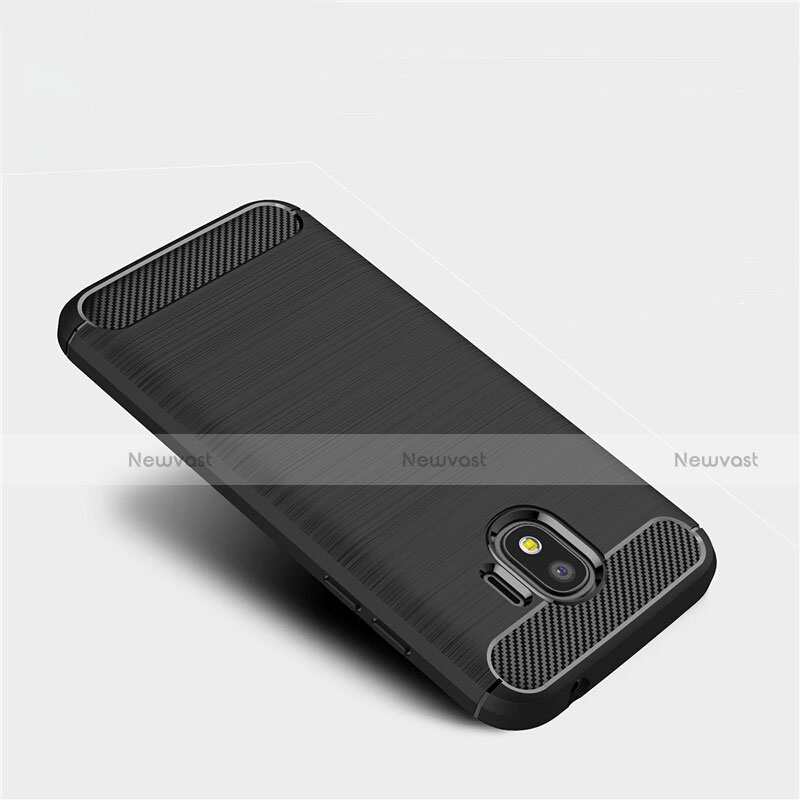 Silicone Candy Rubber TPU Twill Soft Case for Samsung Galaxy Grand Prime Pro (2018) Black