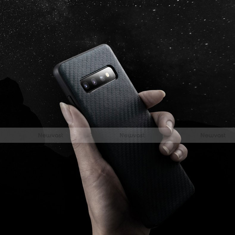 Silicone Candy Rubber TPU Twill Soft Case for Samsung Galaxy S10 5G Black