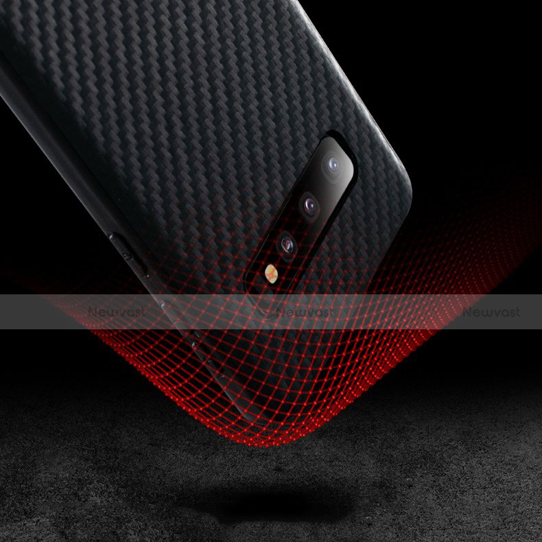 Silicone Candy Rubber TPU Twill Soft Case for Samsung Galaxy S10 5G Black